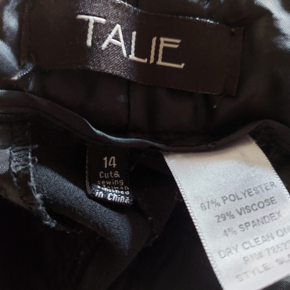 Straight leg, black dress pants. - Picture 3 of 3